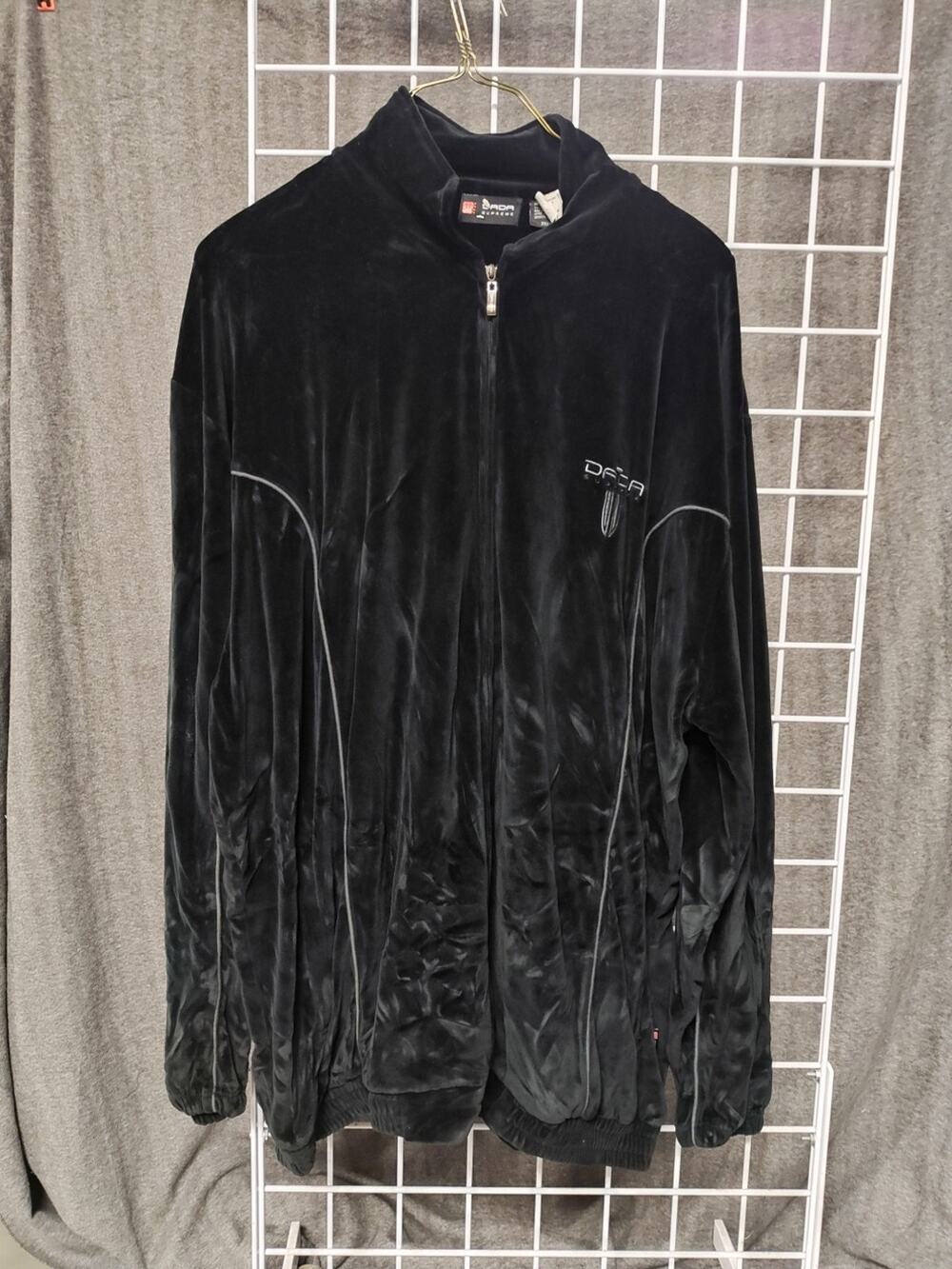 VTG 90s DADA Supreme Men's Size 3XT Velour Full Zip Rare